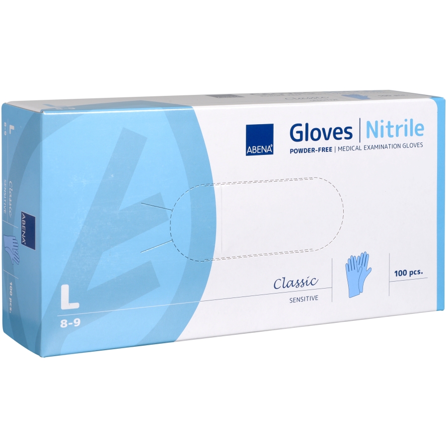 ABENA® Classic Sensitive | Einweghandschuh | Nitril | blau