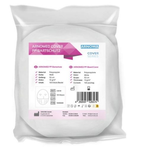 Bartschutz | PP | weiß | 46x20cm 100Stk/Packung 10Packung/Karton