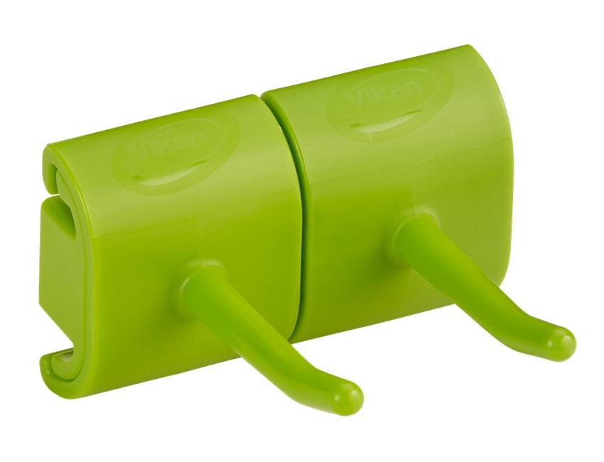Hygienische Wandhalterung, Doppelhakenmodul, 82 mm