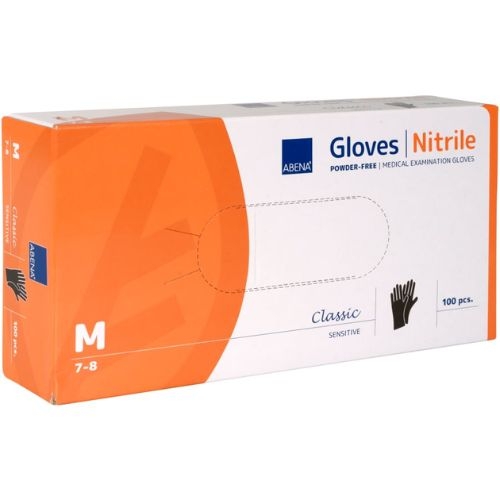 ABENA®Classic Sensitive | Einweghandschuh | Nitril | schwarz